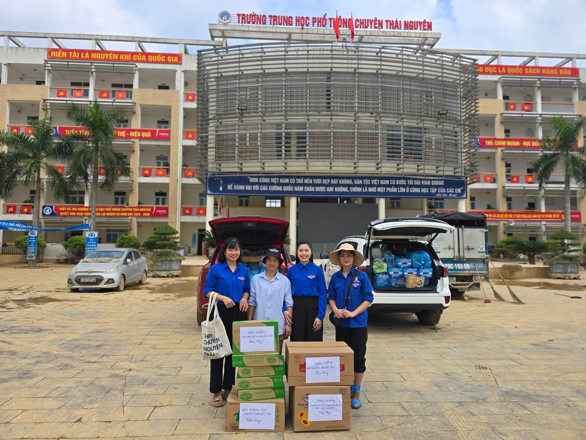 Chuyên Nguyễn Trãi - Lan tỏa yêu thương sau bão lũ tại Thái Nguyên